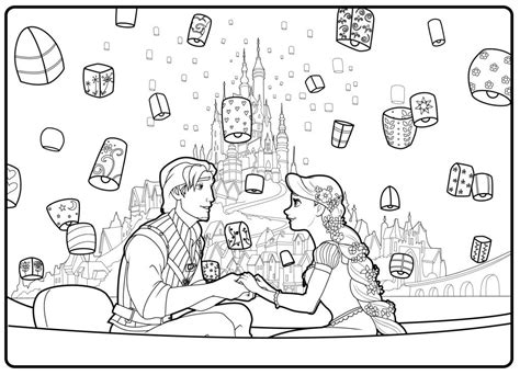 50 christmas coloring pages for kids and adults to enjoy all winter long. Tangled Disney Lanterns Loadpaper Free | Tangled coloring ...