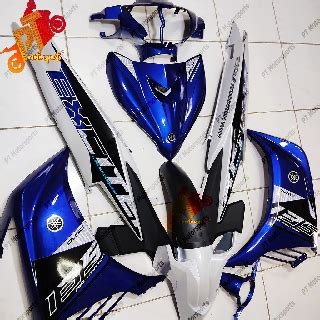 230 x 230 cm (91 x 91 inches) • 1 piece bedsheet: Yamaha Lc 135 Cover Set GP Blue White EXCITER RC Blue 2020 ...