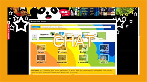 The website is providing free and text chat service for the kids. OMG Chat - Free Webcam Chat Rooms | OMGchat.com - YouTube