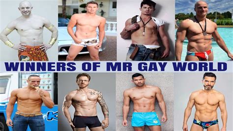 I wan't to know what they do if they both were given another. 8 Handsome Mr Gay World Winners All Time - YouTube