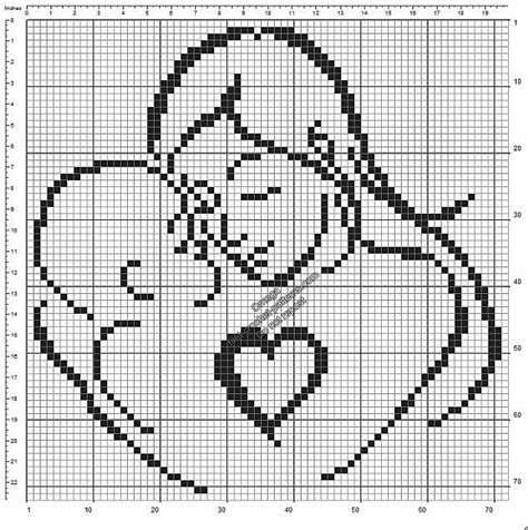 Also use our online tools and caption/border maker to chart your own text and words. Mother and baby mother and son free crochet filet pattern ...