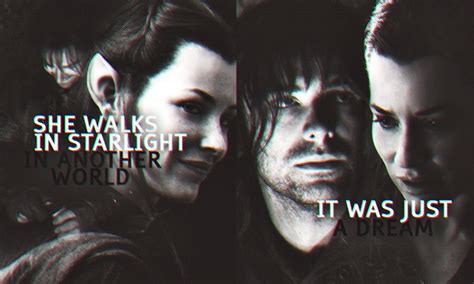 What happened after tauriel decided to sit down so she could hear more? Tauriel & Kili — Quotes; The Hobbit | O hobbit