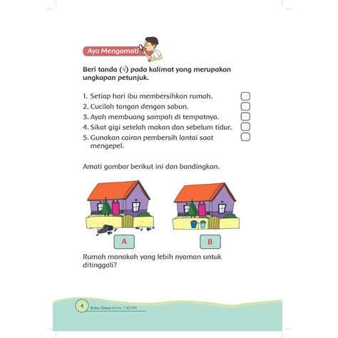 Contoh teks tanggapan atau bisa juga disebut teks tanggapan kritis merupakan sekumpulan kalimat yang memiliki isi berupa 5.8 contoh teks tanggapan tentang kartu identitas anak. Contoh Kalimat Petunjuk Untuk Anak Sd Kelas 1 - Dunia Sekolah