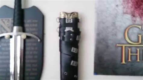 Do you like this video? Longclaw Sword of Jon Snow Valyrian Steel - YouTube