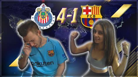 Chivas looked very eager, serious and brave in front what is perceived as one of best teams in the history of football. ESPAÑOLES REACCIONAN A CHIVAS VS BARCELONA (4-1) CON MI ...