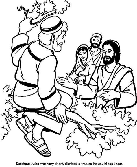 Zacchaeus was a tax collector. Zaccheus Coloring Pages - Coloring Home