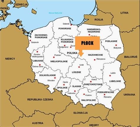 Dokładna mapa satelitarna polski, mapa terenowa i mapa hybrydowa. Zamki, pałace, dwory - wycieczki z pasją: PŁOCK - Pałac z ...