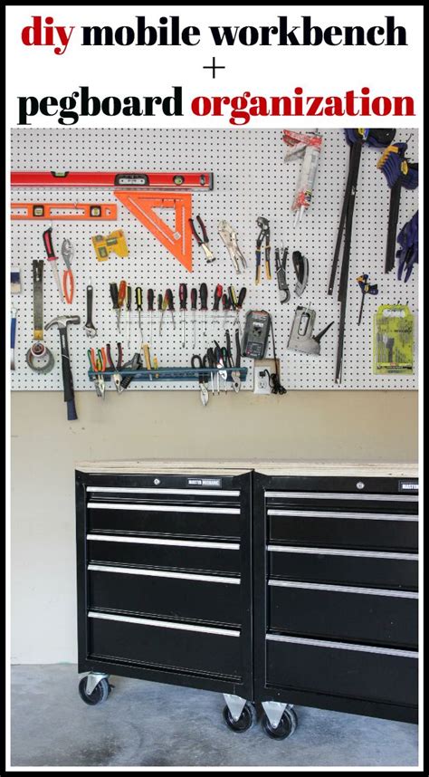 Check spelling or type a new query. One Stop Workshop: DIY Mobile Workbench + Pegboard Organization | Pegboard organization ...