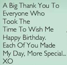 I just want you to know that it was highly appreciated and that i find it awesome. Birthday Quotes : Image result for thank you everybody for ...
