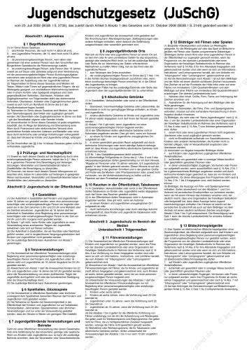 Das jugendschutzgesetz richtet sich insbesondere an gewerbetreibende es ist ein druckfertiges pdf mit 12 seiten im format 21 x 42 cm, 6 spaltig. Türschild / Aushang Jugendschutzgesetz