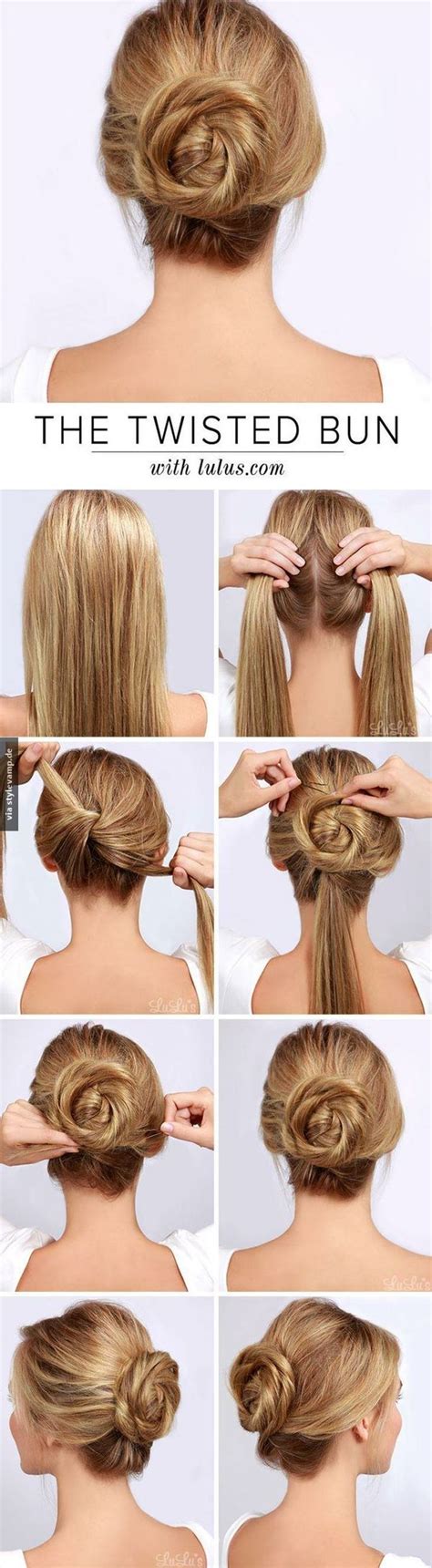 It's a simple and pretty hairstyle that can be worn by any hair type. 10 Easy Hairstyles for a Gorgeous Look