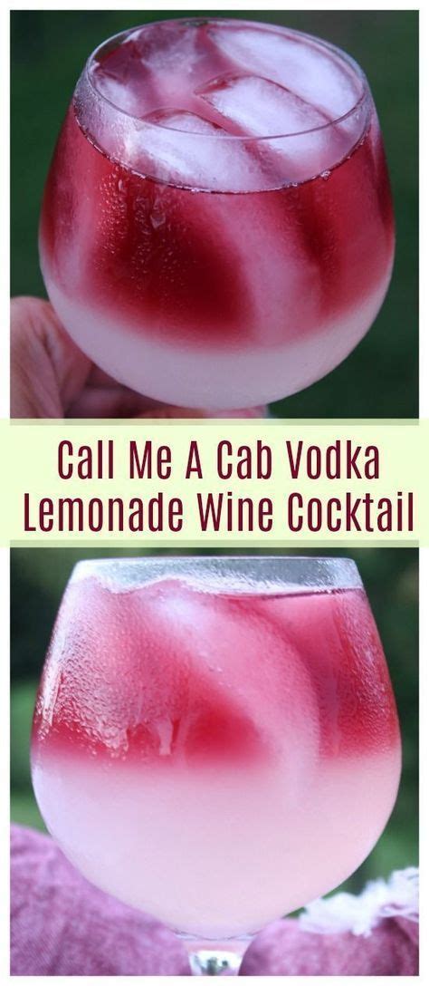 Drinks with pink lemonade vodka (12). Wine Cocktails are refreshing and oh so delicious if mixed ...