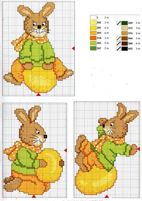 Kreuzstich ostern vorlagen kostenlos : Keresztszemes Húsvétra | Motivi punto croce, Punto croce ...