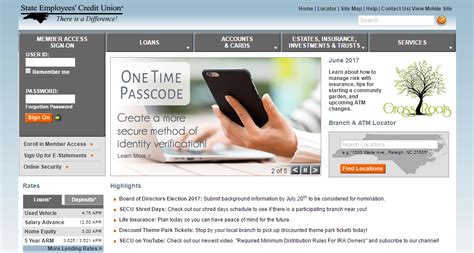 Manage your accounts from your phone or tablet. State Employees' Credit Union Review & Ranking - AdvisoryHQ