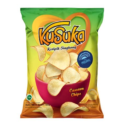 Mulai dari keripik singkong, emping sampai talas lhoo. KUSUKA KERIPIK SINGKONG RASA ORIGINAL 180G | Shopee Singapore