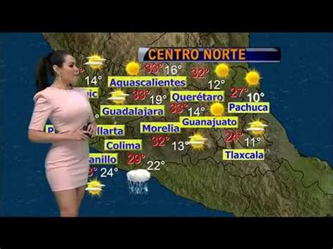 ¿qué tal el tiempo mañana? El clima con Mayte Carranco - Noticieros Televisa del 07 ...