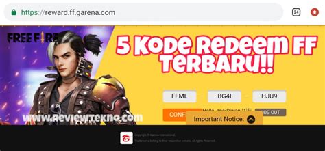 Kode redeem ff indonesia, kota prabumulih. 5 Kode Redeem FF September 2020 Terbaru! - ReviewTekno.com