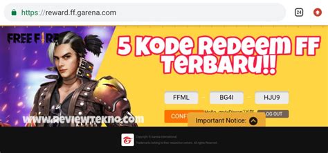 Please contact customer service if you encountered any issue. 5 Kode Redeem FF September 2020 Terbaru! - ReviewTekno.com