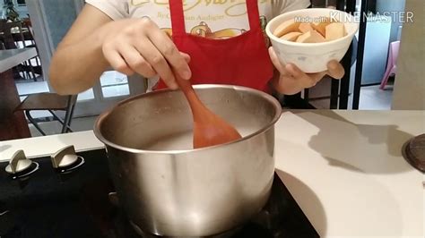 Kemarin ibu kasih ubi jalar. Bubur Taiwan ti kua sifan ... ( Bubur beras putih plus ubi jalar ) - YouTube