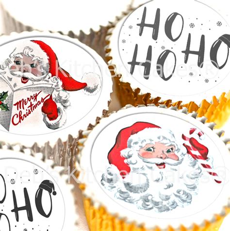 Check spelling or type a new query. Retro Father Christmas Cake Toppers