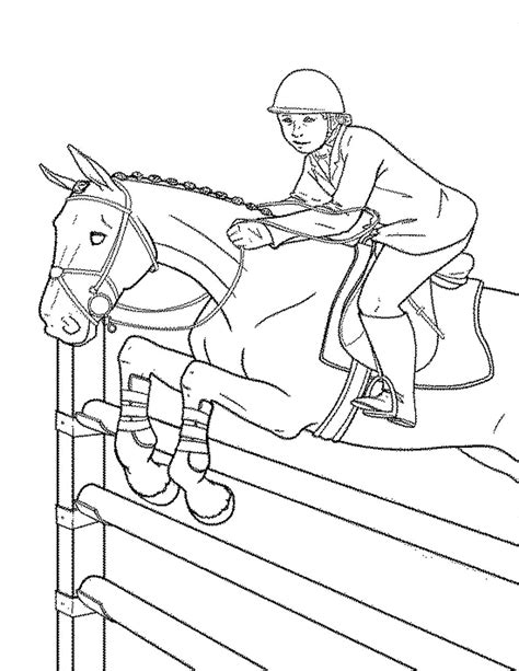 You can print or color them online at getdrawings.com for absolutely free. Show Jumping Coloring Pages at GetColorings.com | Free ...