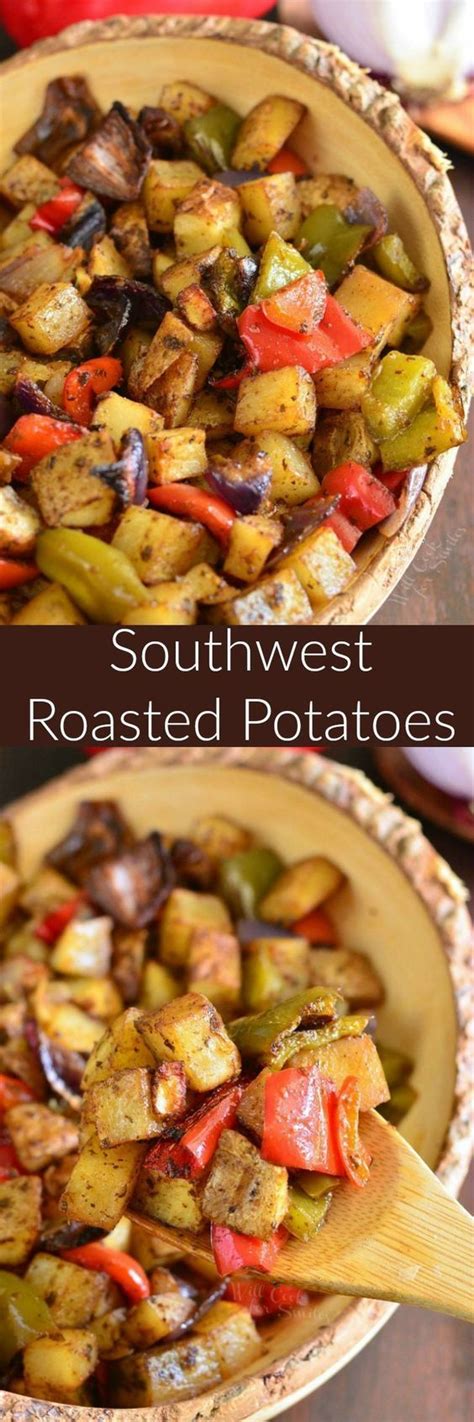 Garnished with a sprinkling of cilantro. Southwest Roasted Potatoes. These roasted potatoes also ...