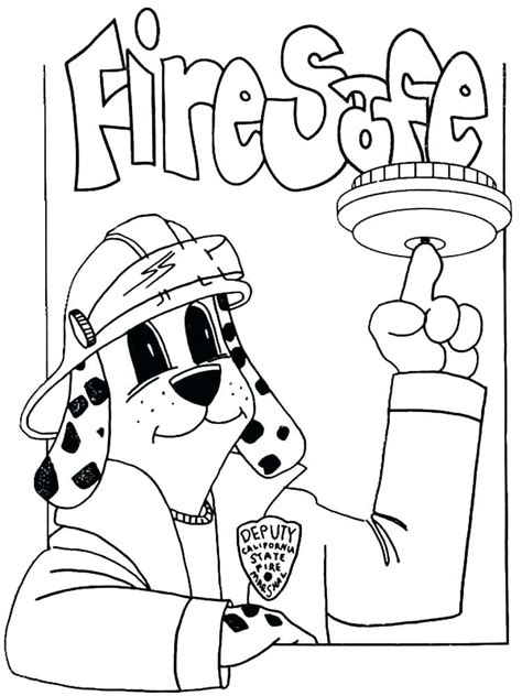 Free printable fire safety coloring pages. Fire Safety Coloring Pages To Print at GetColorings.com ...