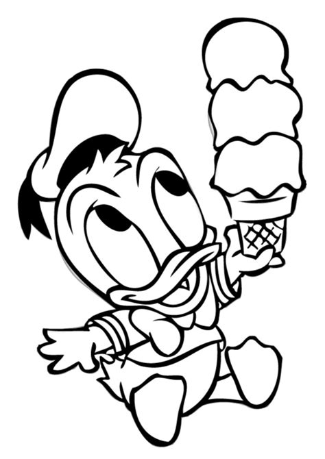 Signup to get the inside scoop from our monthly newsletters. Baby Donald Duck With Scoops Of Ice Cream Disney Coloring ...