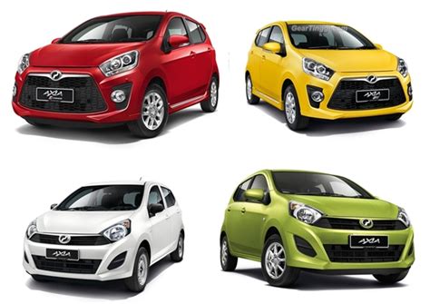 Cara check minyak auto semua jenis kereta ck yusoff. Perodua Axia Advance, SE, Standard G dan E: Varian Mana ...