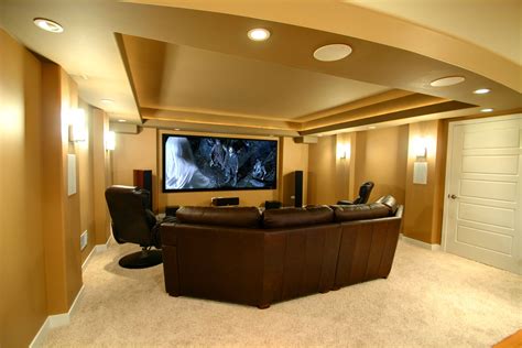 Project took 4 weeks from baseboard to final. Basement home theater ideas, DIY, small spaces, budget ...