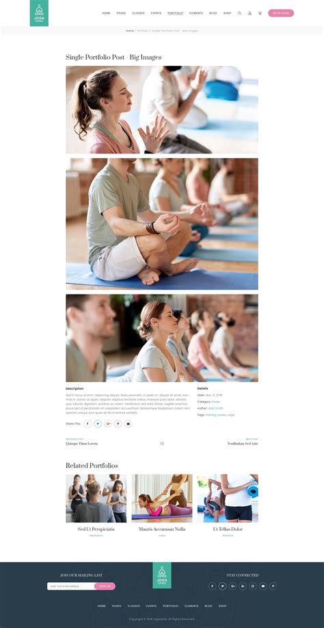 This further leads to health, joy and happiness. Jogasana - Yoga Oriented PSD Template #Yoga, #Jogasana, # ...