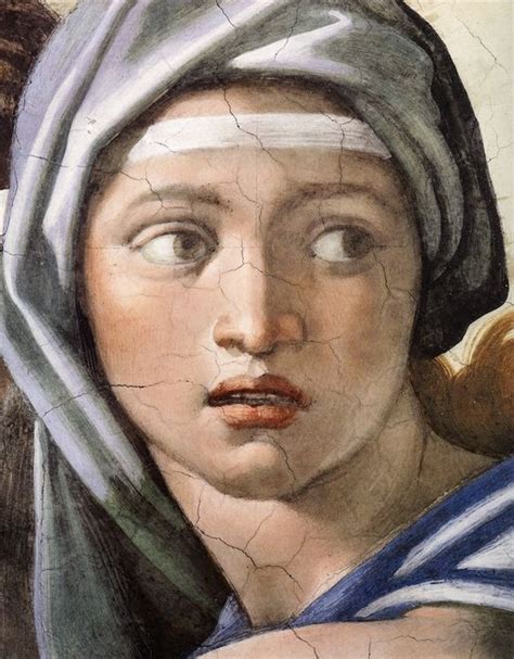 The ceiling of the sistine chapel is one of michelangelo's most famous works. rubenista: " Detail of the Delphic Sybil, Sistine Chapel ...
