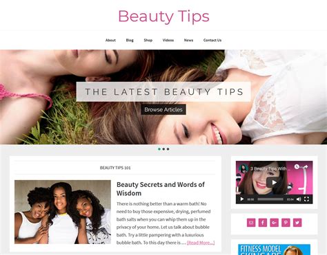 Beauty Tips Website | Amaraq Websites