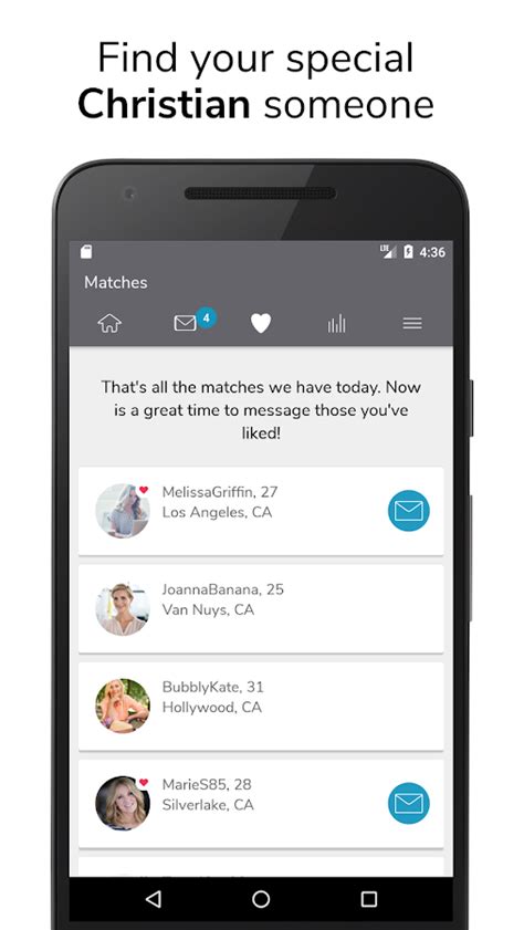 Alternatively, you can create your profile at our main website, christiancafe.com, and then access it using the apps. Christian Mingle - Dating App - Android Apps on Google Play