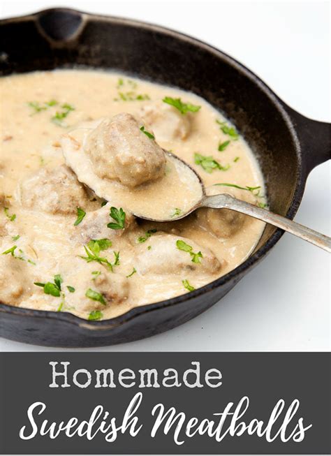 Bake in the preheated oven for about 30 minutes. Homemade Swedish Meatballs Recipe With Moyer Beef