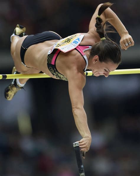 Pole vault evolution track and field athlete gifts. Female pole vaulter, Yelena isinbayeva, Olympic hero