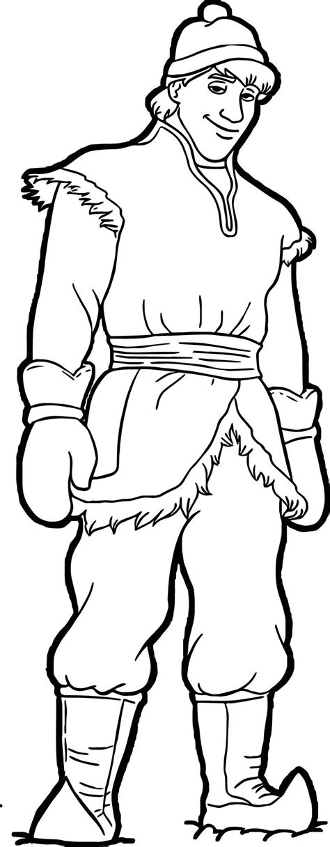 Previous article olaf slide coloring page. cool Kristoff Coloring Page | Coloring pages, Frozen ...