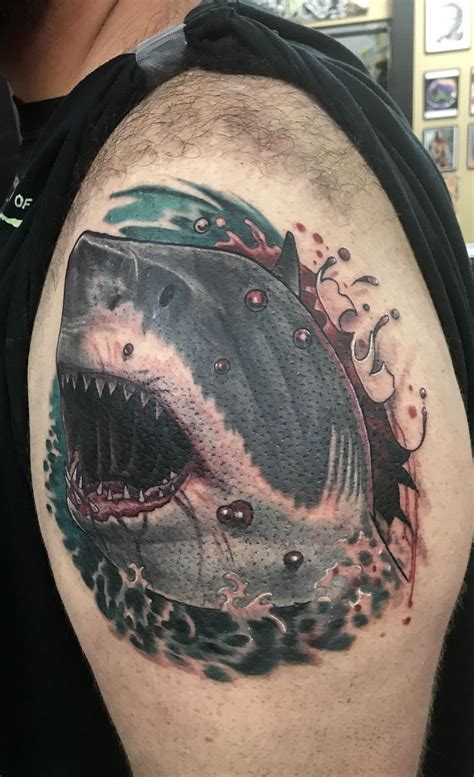 37 reviews of big daddy's tattoos i've only had work done by three artists but drew was the nicest. Great White Shark done by Nathan at Big Daddys Tattoo ...