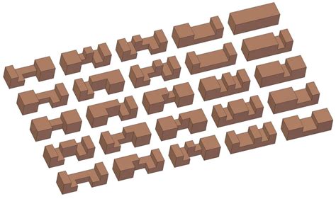 If i go through the steps t. Standard six-piece burr puzzles - Types of rods | Wooden ...