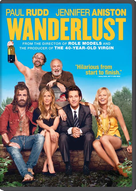 Rattled by sudden unemployment, a manhattan couple surveys alternative living options, ultimately deciding to experiment with living on a rural commune where free love rules. Wanderlust DVD Release Date June 19, 2012