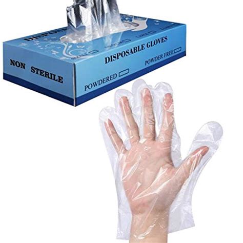 Save more on bulk buys and keep your hands clean and protect. 500 Pack PE Clear Food Service Gloves for Food Prep ...