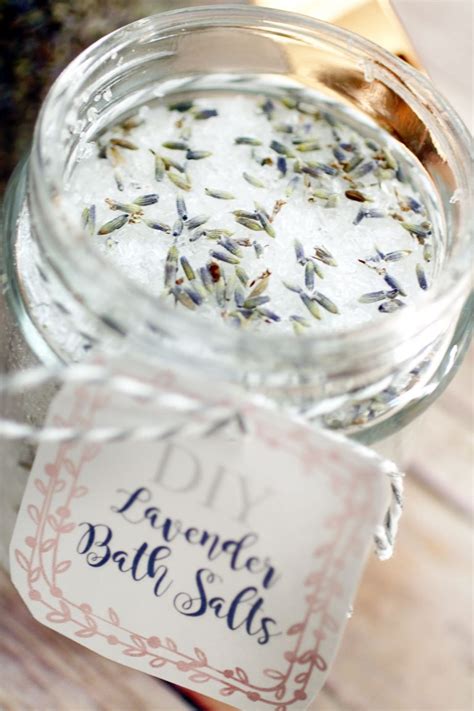 Maybe you would like to learn more about one of these? DIY Lavender Bath Salts Recipe w/ Printable Label for a ...