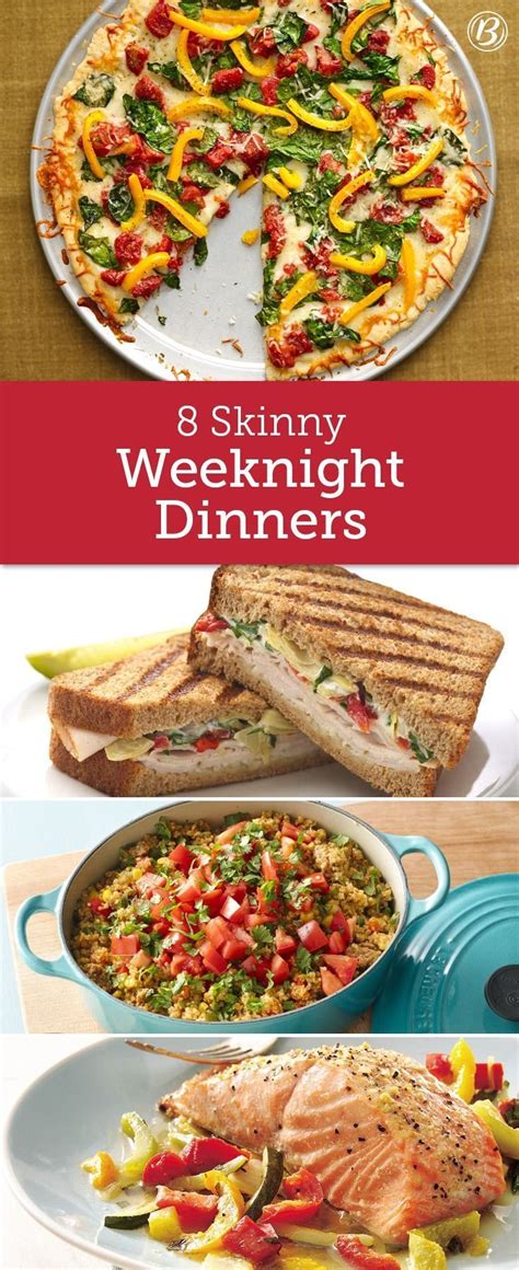8 Skinny Weeknight Dinners | No calorie foods, Healthy ...