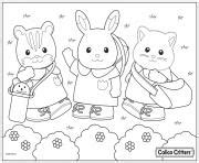 Cloverleaf corners is a magical place of imagination, where animal families all live together, as well as play, laugh. Calico Critters Coloring Pages Free Printable