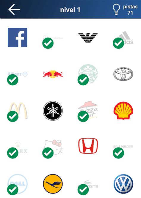 Y tu objetivo es adivinar de cuál se trata. Quiz: Juego de logotipos - Aplicaciones de Android en ...
