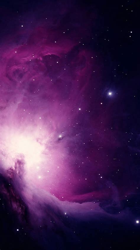 Galaxy wallpaper, cosmic ray illustration, stars, mountains, nebula. 40 HD Galaxy iPhone Wallpapers