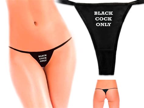 Share photos and videos, send messages and get updates. Black Cock Only Sexy Thong Underwear
