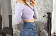 women thick slim jeans skinny sexy fashion selfies beautiful