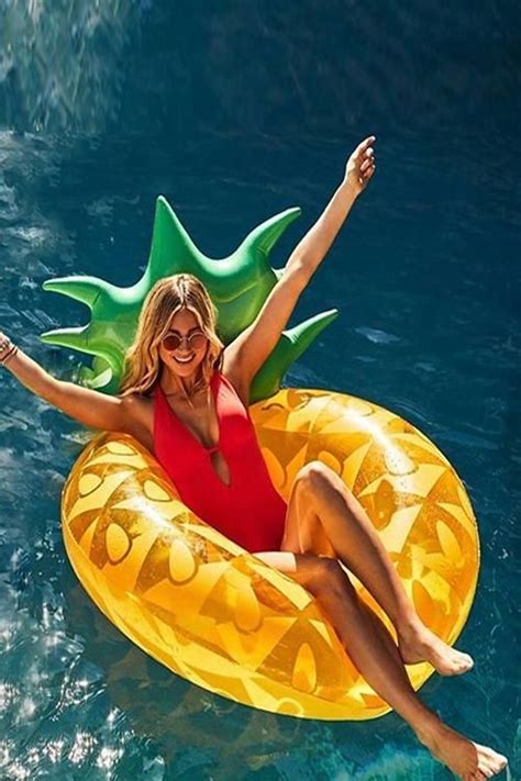 Here, cool pool floats, from light up swans and giant pretzels to bagels 35 fun pool floats you'll want to lounge on all summer long. Pineapple Inflatable Pool Float | Pineapple pool float ...