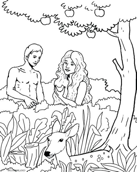 Adam And Eve Coloring Pages Ideas - Whitesbelfast